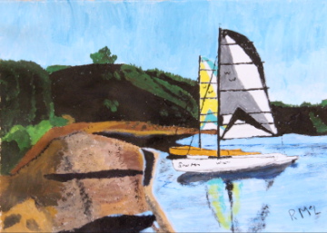 First campsite, Lake Diefenbaker 2014